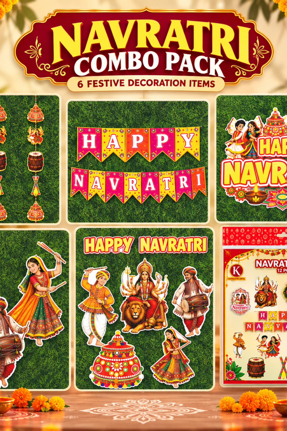 Navratri Festive Decoration Combo Pack